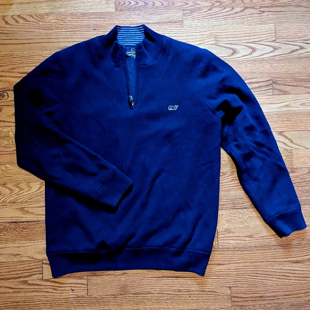 Vineyard Vines Large 1/4-Zip Wind Sweater
